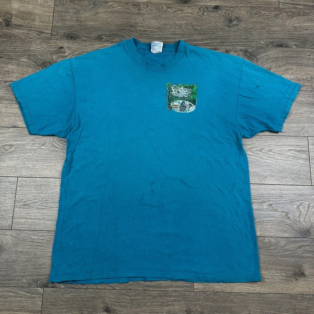 Vintage The Gold Wing Road Riders Association Shirt‎ Adult XL Blue Buckeye Rally